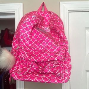 Justice Mermaid Flip sequin backpack